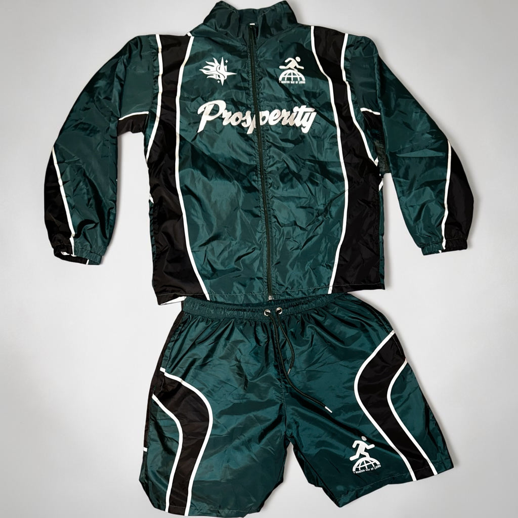 "The State Of Being Prosperous" Windbreaker Set