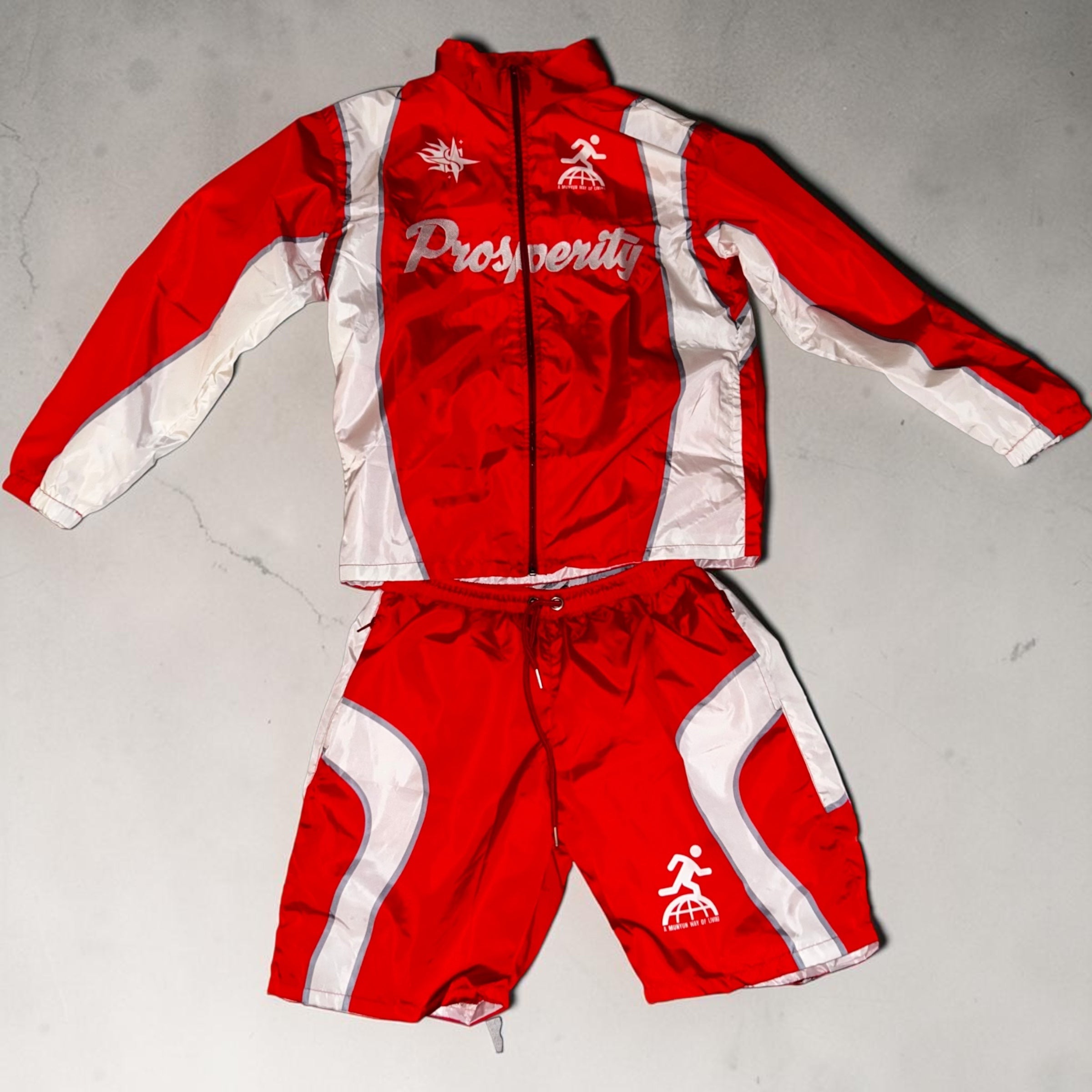 "The State Of Being Prosperous" Windbreaker Set